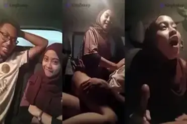 Ukhti Jilbab Main Di Mobil Suami Orang